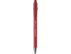 Stylo-bille paper mate flexgrip ultra écriture moyenne 0.7mm encre douce corps strié anti-glisse rétractable rouge