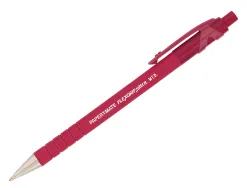 Stylo-bille paper mate flexgrip ultra écriture moyenne 0.7mm encre douce corps strié anti-glisse rétractable rouge