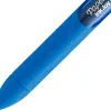 Stylo-bille paper mate inkjoy gel rétractable écriture moyenne 0.7mm encre douce grip coloris bleu