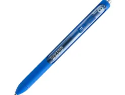 Stylo-bille paper mate inkjoy gel rétractable écriture moyenne 0.7mm encre douce grip coloris bleu