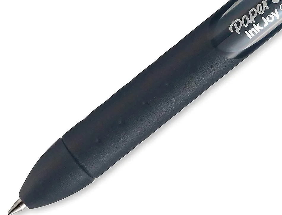 Stylo-bille paper mate inkjoy gel rétractable écriture moyenne 0.7mm encre douce grip coloris noir
