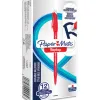Stylo-bille paper mate replay colors gommmable pointe moyenne 1,0mm trace 0,8mm coloris rouige