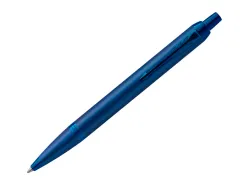 Stylo-bille parker im monochrome bleu pointe moyenne encre bleu etui cadeau