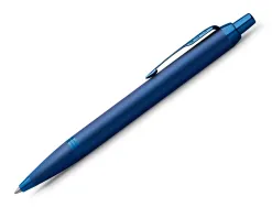 Stylo-bille parker im monochrome bleu pointe moyenne encre bleu etui cadeau