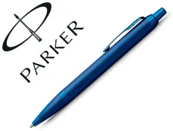 Stylo-bille parker im monochrome bleu pointe moyenne encre bleu etui cadeau
