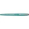 Stylo-bille parker jotter world miami retractable clip corps vert turquoise metallise pointe moyenne