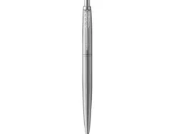 Stylo-bille parker jotter xl monochrome pointe moyenne encre bleue avec coffret cadeau coloris acier