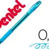 Stylo-bille pentel feel- it écriture moyenne pointe 0.7mm encre coloris bleu ciel