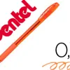 Stylo-bille pentel feel-it écriture moyenne pointe 0.7mm encre coloris orange