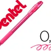 Stylo-bille pentel feel-it écriture moyenne pointe 0.7mm encre coloris rose