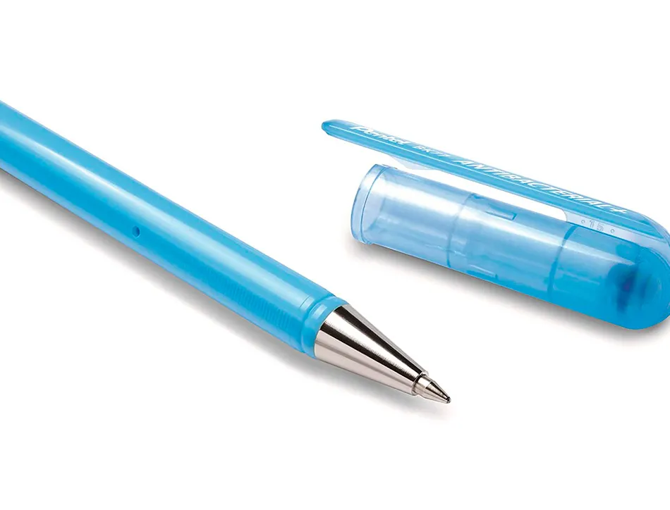 Stylo-bille pentel superb antibacterial coloris noir