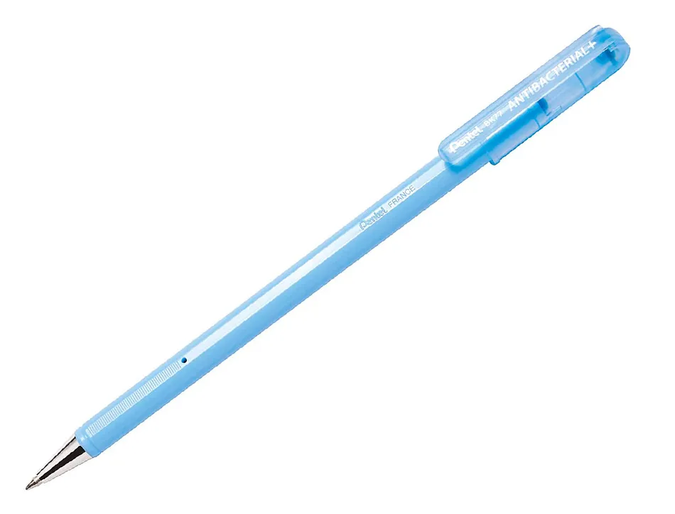 Stylo-bille pentel superb antibacterial coloris noir