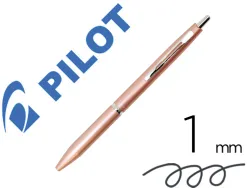 Stylo-bille pilot acro 1000 retractable pointe moyenne 1mm encre noire rechargeable coloris rose avec coffret