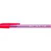 Stylo-bille pilot bp-s écriture fine 0.3mm encre douce pointe indéformable rechargeable corps translucide coloris rouge