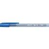 Stylo-bille pilot bp-s écriture fine 0.3mm encre douce pointe indéformable rechargeable corps translucide coloris bleu