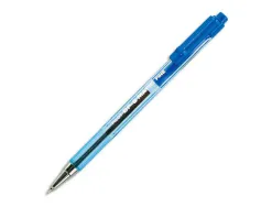 Stylo-bille pilot bp-s matic écriture fine 0.3mm 800m encre classique rétractable corps translucide rechargeable bleu