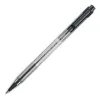 Stylo-bille pilot bp-s matic écriture fine 0.3mm 800m encre classique rétractable corps translucide rechargeable noir