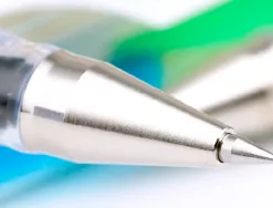 Stylo-bille pilot g1 5 écriture fine 0.3mm encre gel rechargeable corps translucide coloris bleu