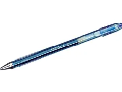 Stylo-bille pilot g1 5 écriture fine 0.3mm encre gel rechargeable corps translucide coloris bleu