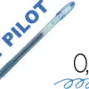 Stylo-bille pilot g1 7 écriture moyenne 0.5mm encre gel corps translucide couleur dense bleu