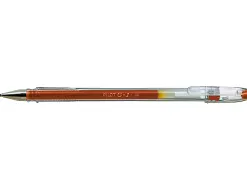 Stylo-bille pilot g1 5 écriture fine 0.3mm encre gel rechargeable corps translucide coloris rouge