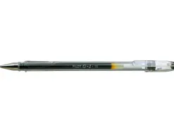 Stylo-bille pilot g1 5 écriture fine 0.3mm encre gel rechargeable corps translucide coloris noir
