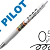 Stylo-bille pilot g2 7 mika édition limitée oeuf écriture moyenne encre gel rétractable corps translucide noir