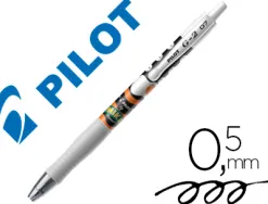 Stylo-bille pilot g2 7 mika édition limitée oeuf écriture moyenne encre gel rétractable corps translucide noir