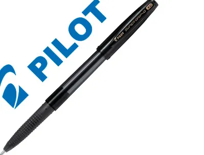 Stylo-bille pilot super grip g cap pointe extra large coloris noir