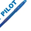 Stylo-bille pilot super grip g cap pointe fine coloris bleu