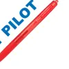 Stylo-bille pilot super grip g rétractable pointe moyenne coloris rouge