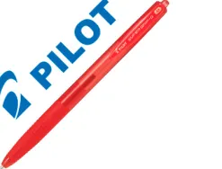 Stylo-bille pilot super grip g rétractable pointe moyenne coloris rouge