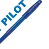 Stylo-bille pilot super grip g cap pointe moyenne coloris bleu