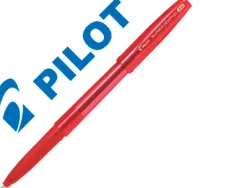 Stylo-bille pilot super grip g cap pointe extra large coloris rouge