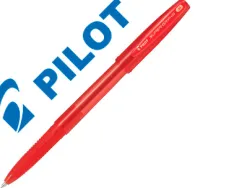 Stylo-bille pilot super grip g cap pointe moyenne coloris rouge