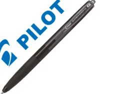 Stylo-bille pilot super grip g rétractable pointe fine coloris noir
