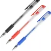 Stylo-bille q-connect écriture moyenne 0.5mm corps translucide grip caoutchouc coloris noir