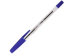 Stylo-bille q-connect écriture moyenne 0.7mm encre classique bille indéformable capuchon encre couleur violet
