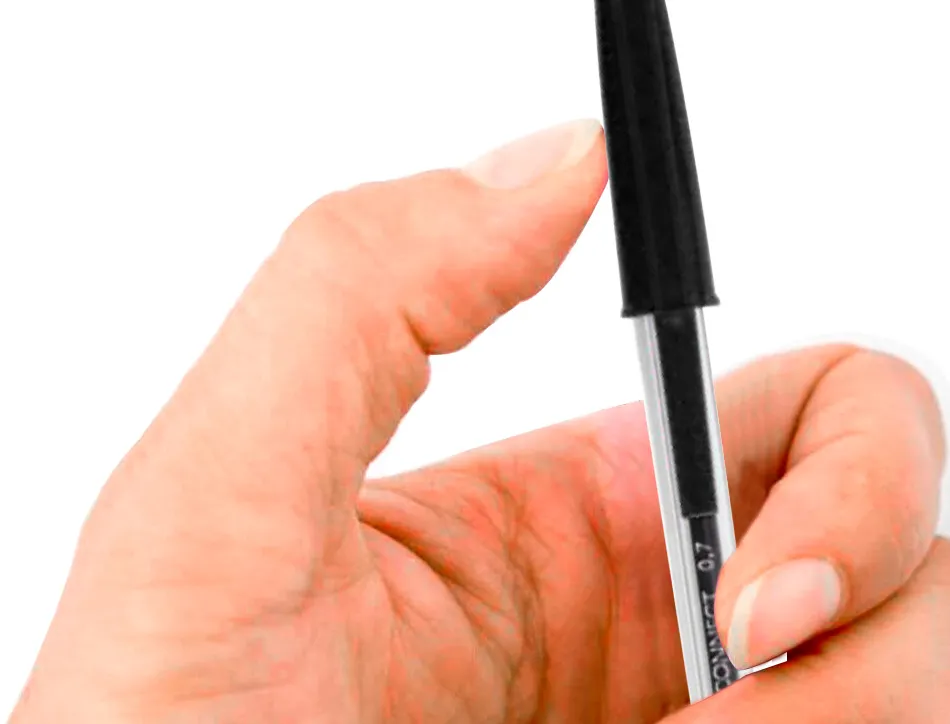 Stylo-bille q-connect écriture moyenne 0.7mm encre classique bille indéformable capuchon couleur encre noir