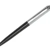 Stylo-bille q-connect premium metallique retractable grip pointe 1mm coloris noir