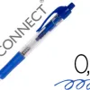 Stylo-bille q-connect rétractable écriture moyenne 0.7mm encre classique clip grip préhension couleur encre bleu