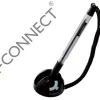 Stylo-bille q-connect sur socle support adhésif chaîne plastique trait 0.7mm encre bleue