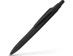 Stylo-bille schneider reco retractable et rechargeable corps plastique recycle pointe 1mm trait 0,5mm coloris noir