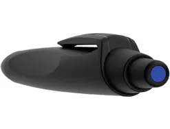 Stylo-bille schneider reco retractable et rechargeable corps plastique recycle pointe 1mm trait 0,5mm coloris noir