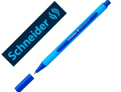 Stylo-bille schneider slider edge pointe moyenne coloris bleu