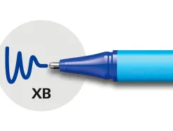Stylo-bille schneider slider edge pointe moyenne coloris bleu