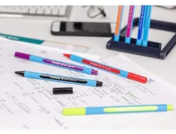 Stylo-bille schneider slider edge xb couleur assorties packde 10