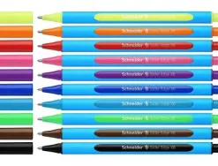 Stylo-bille schneider slider edge xb couleur assorties packde 10