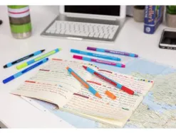 Stylo-bille schneider slider edge xb couleur assorties packde 10