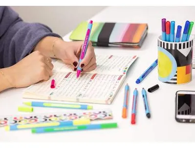 Stylo-bille schneider slider edge xb couleur assorties packde 10